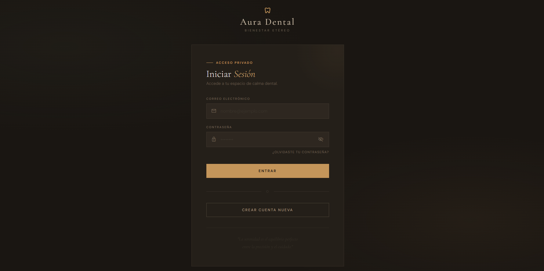 Login Aura Dental
